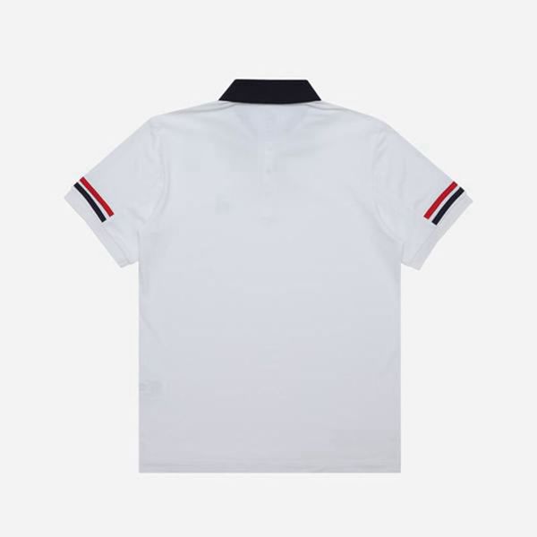 Camisas Polo Fila Hombre Blancas - Line Functional Color S/S - España 451280HNY